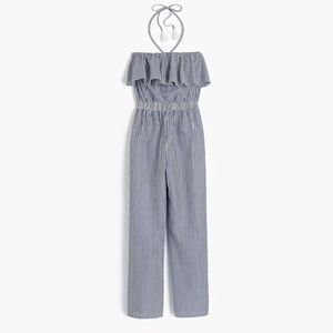 j. crew searsucker jumpsuit
